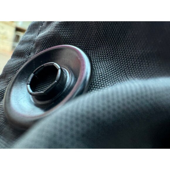 Seven 7 For All Mankind M Gray Quilted Nylon Jacket Plaid Lining Windbreaker - Picture 12 of 16